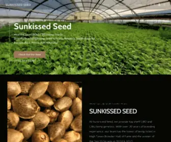 Sunkissedseed.com(Sunkissed Seed) Screenshot