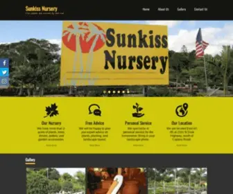 Sunkissnursery.com(Our plants are kissed by the sun) Screenshot