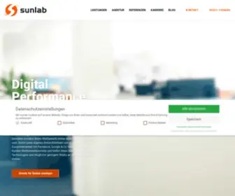 Sunlab.de(Online Marketing Agentur) Screenshot