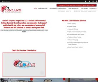 Sunlandhi.com(Arizona home inspection) Screenshot