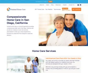 Sunlandhomecare.com(Elder Care In San Diego) Screenshot