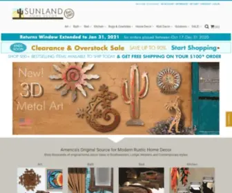 Sunlandimports.com(Sunland Home Decor) Screenshot