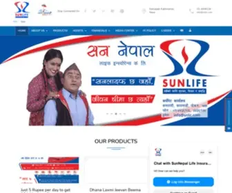 Sunlife.com.np(Sun Life Insurance Nepal) Screenshot