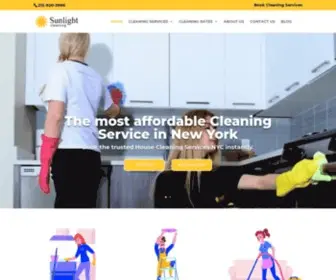 Sunlightcleaningny.com(House Cleaning Services NYC) Screenshot