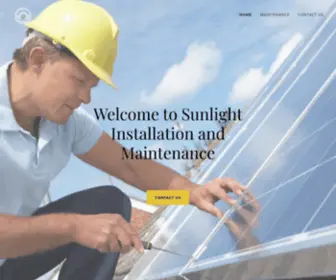 Sunlightim.com(Sunlight Installation and Maintenance) Screenshot