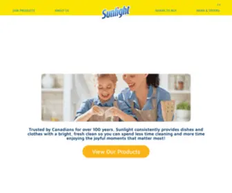 Sunlightlaundry.ca(Sunlight Canada) Screenshot