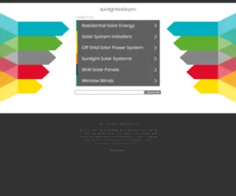 Sunlightsolar.pro(Utah solar contractor) Screenshot