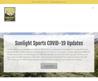 Sunlightsports.com(The Greater Yellowstone's Premier Outdoor Shop) Screenshot