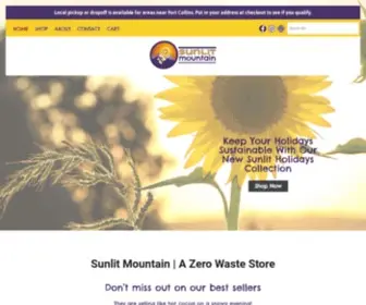 Sunlitmountain.com(Zero waste store) Screenshot