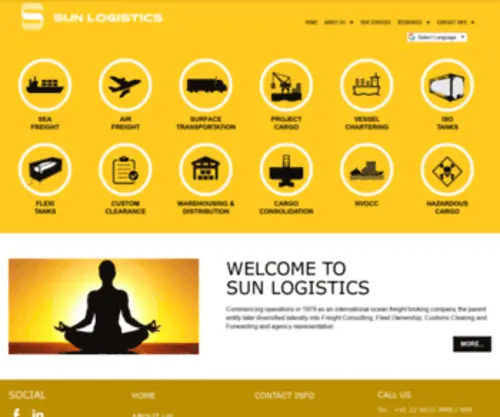 Sunlogistics.co.in(Sun Logistics) Screenshot