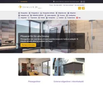 Sunlux24.se(Persienner och rullgardiner online) Screenshot