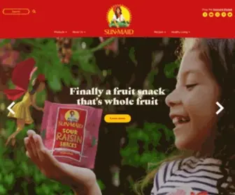 Sunmaid.com(SUN-MAID) Screenshot