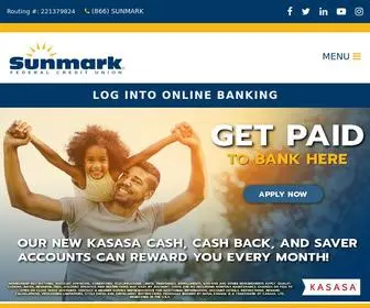Sunmarkfcu.org(The Bright Way To Bank) Screenshot
