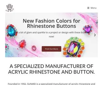 Sunmeibutton.com(Rhinestones Wholesale Suppliers) Screenshot