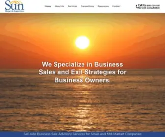 Sunmerger.com(Business Brokers) Screenshot