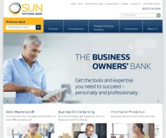 Sunnb.com(Sun National Bank) Screenshot