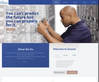 Sunnetsystems.net(Building cutting edge technology) Screenshot
