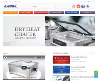 Sunnex.com.hk(Sunnex Products Limited) Screenshot