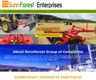 Sunnforest.com(Sunnforest Enterprises) Screenshot