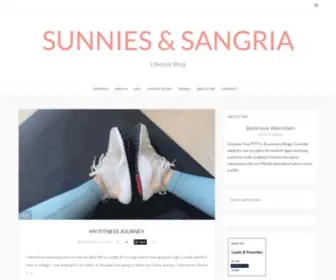 Sunniesandsangria.com(Lifestyle Blog) Screenshot