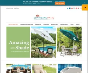 Sunnilandpatio.com(Sunniland Patio) Screenshot