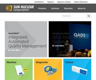 Sunnuclear.com(Sun Nuclear) Screenshot