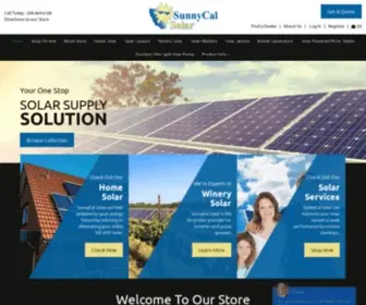 Sunnycalsolar.com(SunnyCal Solar) Screenshot