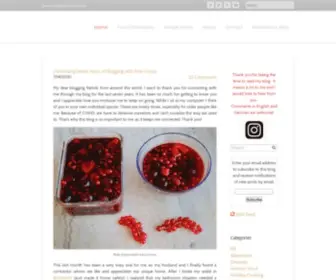 Sunnycovechef.com(Cooking and travel blog by Gerlinde de Broekert) Screenshot