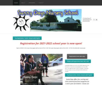 Sunnydaysnurseryschool.com(Sunny Days Nursery School) Screenshot