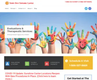 Sunnydayssunshinecenter.com(Child Development Services) Screenshot