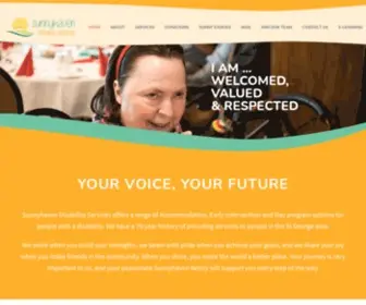 Sunnyhaven.org.au(Disability Services) Screenshot