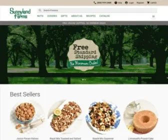 Sunnylandfarms.com(Fresh Pecans & Pecan Goodies) Screenshot