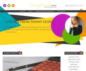 Sunnyleand.com(Business Blog) Screenshot