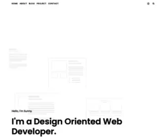 Sunnylife.io(Design Oriented Web Developer in Hong Kong) Screenshot