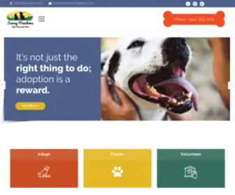 Sunnymeadows.org(Sunny Meadows Safe Haven for Pets) Screenshot