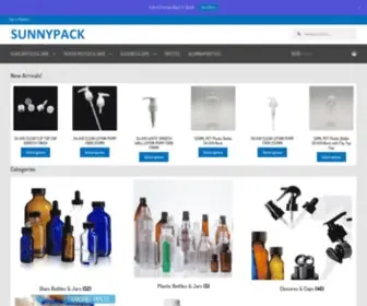 Sunnypack.com.au(Glass Jars) Screenshot