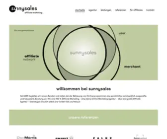 Sunnysales.de(Ihre Affiliate Marketing Agentur) Screenshot