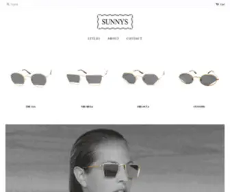 Sunnyseyewear.com(Sunnys Eyewear) Screenshot