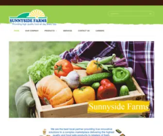 Sunnysidefresh.com(Providing high quality food all day everyday) Screenshot