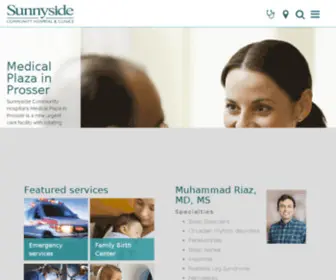 Sunnysidehospital.com(Sunnyside Community Hospital) Screenshot