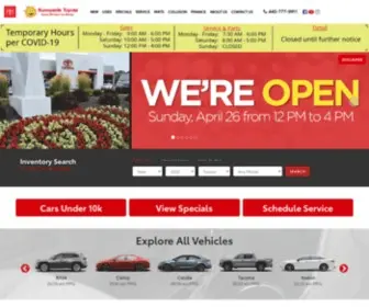 Sunnysidetoyota.com(Sunnyside Toyota in North Olmsted) Screenshot