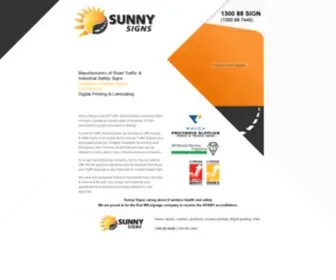 Sunnysigns.com.au(Sunny Signs Pty Ltd) Screenshot