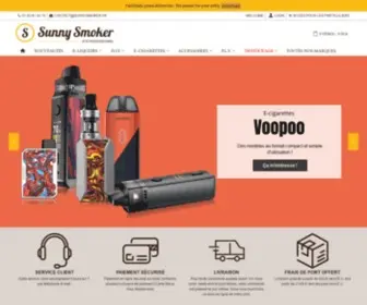 Sunnysmoker.com(Cigarette électronique) Screenshot