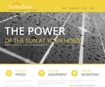 Sunnysolar.com.au(Solar Power Cairns) Screenshot