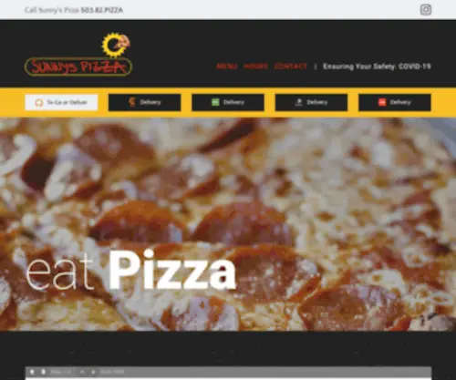 Sunnyspizzapdx.com(New York style pizzeria in Portland's Sellwood neighborhood) Screenshot