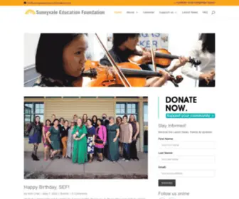 Sunnyvaleeducationfoundation.org(Sunnyvaleeducationfoundation) Screenshot