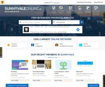 Sunnyvaleonline.us(Sunnyvale (CA) Business Listings) Screenshot