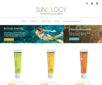 Sunology.com(Natural sunscreen) Screenshot