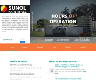 Sunolpaintball.com(Outdoor Paintball Field) Screenshot