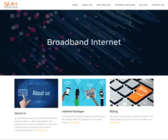 Sunonlinebd.com(Broadband Internet and Network Product Wholesaler in Bangladesh) Screenshot